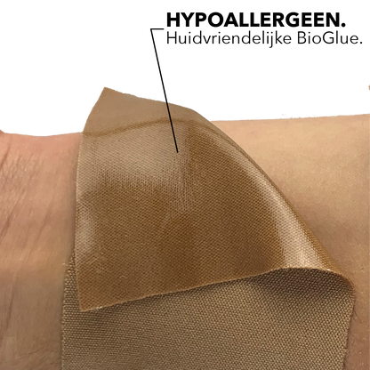 Huidvriendelijke boob tape om borsten te ondersteunen en liften onder kleding. hypoallergeen materiaal boobtape